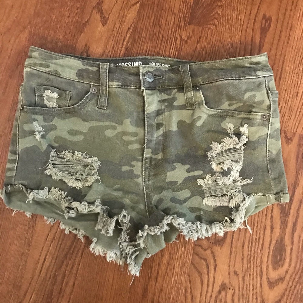 Camo hi-rise shorties - Mossimoso